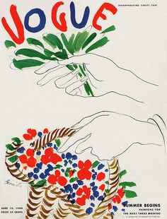 an advertisement for the new yogurt brand with two hands holding a basket full of flowers