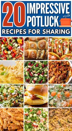 20 impressive potluck recipes for sharing