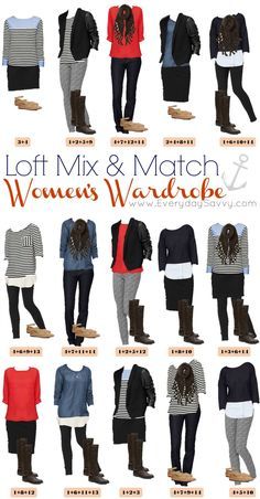 Mix And Match Wardrobe, Mix And Match Outfits, Wardrobe Architect, Outfits Everyday, Match Outfits, Mix Match Outfits, Capsule Wardrobe Essentials, Capsule Wardrobe Outfits