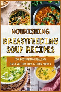 You've got to add these breastfeeding soups to your lactation recipe ideas! You can enjoy warm soup and boost milk supply while getting all the breastfeeding nutrition you need to heal postpartum and safely begin to lose the baby weight. I'm sharing the best breastfeeding soup recipes for moms looking to enjoy some delicious soup while boosting milk supply and making their breastfeeding journey so much easier. Add these to your breastfeeding meal plan. Breastfeeding diet with nourishing soups. Postpartum Bone Broth Soup, Best Postpartum Soups, Postpartum Healing Soups, Nourishing Post Partum Soups, Post Partum Bone Broth, Postpartum Bone Broth Recipe, Warming Postpartum Meals, Nourishing Postpartum Soup, Healing Postpartum Freezer Meals