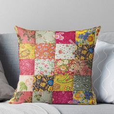 Super soft and durable 100% spun polyester Throw pillow with double-sided print. Cover and filled options. Sarilmak Patchwork Graphic Graphic Pillow, Pillow Sale, A Pillow, Color Patterns, Throw Pillow, Throw Pillows, Pillows, Pattern, Home Decor