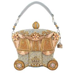 "Mary Frances Royal Ride Top-Handle Carriage Handbag New With Tags The royal treatment doesn't just live in fairytales. Every princess needs a carriage and this one's sure to make an entrance. This gorgeous beaded handbag can only be described as breathtaking. You'll be sure to be the belle of the ball. 8.5 x 2.5 x 6.5\" Strap Length End to End: 15\" Strap Drop: 5\" Padded chain handle, magnet flap closure, inside pocket, fits a cell phone UPC 634010010713 Dust Bag Extra Beads BRAND NEW COMES WI Mary Frances Purses, Mary Frances Bags, Mary Frances Handbags, Princess Carriage, Just Live, Mary Frances, Sequin Bag, Winter Fairy, Popular Bags