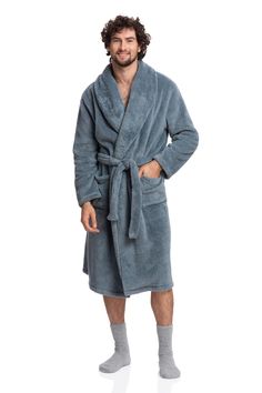 PRICES MAY VARY. Robust Construction: Crafted with 100% sherpa material, this robe boasts long sleeves, a knee-length cut, spread shawl collar, and a spacious pockets for added functionality. Versatile Usage: Perfect Loungewear for cold mornings, after showers, or relaxing evenings. This warm men's bathrobe is ideal for homebodies and fashion-conscious men seeking both comfort and style Size & Care Guidance: Offering sizes from XS to XXL, ensuring a fit for every man. Refer to our size chart ima Fluffy Bathrobe, Robe For Men, Winter Robes, Bathrobe Men, House Coat, Mens Sherpa, Cold Morning, Mad Dog, Mens Fleece