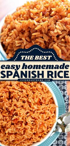 the best easy homemade spanish rice