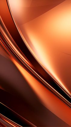 an orange and brown background with wavy lines