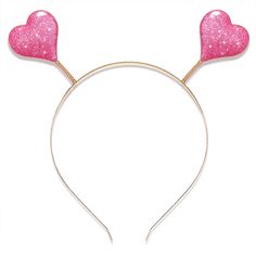 PRICES MAY VARY. You'll look like a Valentine's Day princess when you wear this glitter heart headband.This valentine's day headband will transform anyone into a love bug! The glitter hearts are on a tight spring that will make the hearts bop around on your head. Fill your event with fun and sparkle with these pretty heart head boppers, sure to make you and everyone around you smile throughout the day.Great for valentines day celebrations, as well as themed fancy dress events. These glitter hear Head Boppers, Valentines Dance, Hair Accessories Pink, Valentines Headband, Heart Headband, Pretty Heart, Party Hair Accessories, Metal Spring, Glitter Hearts