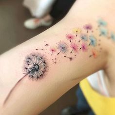 Intricate Dandelion Tattoo Sketches Rainbow Dandelion Tattoo, Let Them With Dandelion Tattoo, Dandelion Collar Bone Tattoo, Butterfly Tattoo With Vines, Dandelion Wish Tattoo, Simple Dandelion Tattoo, Dandelion Tattoo Design For Women, Behind The Ear Tattoos For Women, Dandilines Flower Tattoo