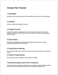 the business plan template is shown in this image, it shows an overview of how to use