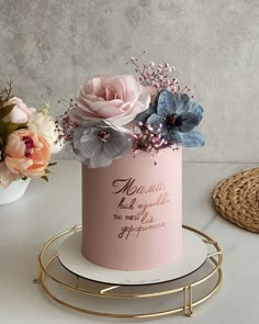 Flower Box Cake, 45th Birthday Ideas, Cake For Women, Blossom Cake, 45th Birthday, Flower Cakes, Cakes For Women, Engagement Cakes