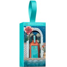 A limited-edition holiday stocking stuffer featuring a travel-sized Moroccanoil Treatment. | Moroccanoil Treatment Hair Oil Holiday Ornament, 25 ml | Dermstore Perfect Beauty, Holiday Stocking, First Aid Beauty, Holiday Ornament, Shea Moisture Products, Moroccan Oil, Clean Skincare, Kylie Cosmetics, Argan Oil