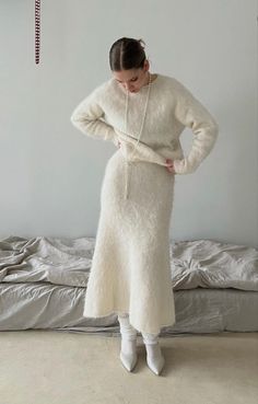 Old Money Aesthetics, Fuzzy Sweater Dress, Money Aesthetics, Old Money Outfits, Paris Outfits, Dress Aesthetic, Old Money Style, Pinafore Dress, Outfit Aesthetic