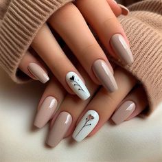 Casual Nails, Pretty Nail Art Designs, New Year's Nails, Nail Art Ideas, Fall Nail, Fabulous Nails