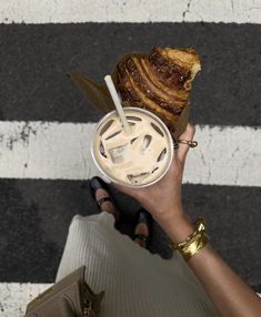 Fall style fall aesthetic college aesthetic croissant latte aesthetic s Candi fall Scandinavia aesthetic Cold Cream, New York Life, Aesthetic Coffee, Insta Story, Fall Vibes, Coffee Lover, Photography Poses, Espresso, Pastry