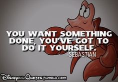 a cartoon character with the words you want something done, you've got to do it