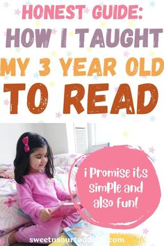 Teach reading to kids (even toddlers) using this method. I used this exact appraoch to teach my 2.5 year old to read. Teaching kids to read does NOT have to be hard | teach reading preschool | teaching reading | make reading fun | teach toddler to read | #reading #homeschool Things To Teach Two Year Olds, Learn To Read Activities Preschool, Best Way To Teach Reading, How To Teach To Read, Learning How To Read Preschool, How To Teach Kindergarteners To Read, Teaching To Read Preschool, Teach Preschooler To Read, Toddler Reading Activities