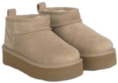 Chunky Platform, Ugg Shoes, Leather Pulls, Mini Me, Platform Boots, Leather Ankle Boots, Suede Leather, Designer Shoes, Boy Or Girl