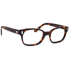 Condition: Pre-Owned. In Excellent Condition.  . Brand: Moscot . Model: EMIS . Color: Tortoise . Material: Acetate . Shape: Square. Hinge: 5 Barrel/Non-Spring . Lenses: These eyeglasses do not come with lenses, which is ideal to fit them with your own prescription or non-prescription lenses. To make lenses that are a perfect fit, your lab technician will use a tracer machine that traces the shape of the frame for the exact measurements. . Note: Does NOT come with case and/or accessories however the item will be shipped in sturdy packaging. . Size: Lens Width: 50 mm Bridge Size: 19 mm Lens Vertical: 36 mm Temple Length: 140 mm Overall Width: 135 mm Frame Vertical: 40 mm  . Lab Technician, Eye Wear Glasses, The Frame, Square Frame, Square Frames, Prescription Lenses, Eyewear Sunglasses, Tortoise, Labor