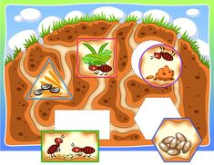 an image of a game with ants and other things