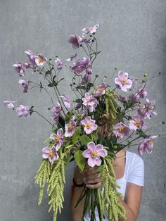 https://www.braddonflowers.com/shop Lavender And Lime Green Wedding, Japanese Anemone Bouquet, Clematis Flower Arrangement, Bouquet With Amaranthus, Amaranthus Wedding, Amaranthus Bouquet, Lilac Color Palette, Lavender Matcha, Lime Green Weddings