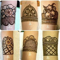 hendi tattoos on the legs and arms are all different styles, but there is no image