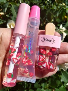 Lip Accessories, Lip Gloss Strawberry, Diy Lip Gloss