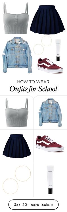 "Untitled #271" by babymeano on Polyvore featuring Vans, MAC Cosmetics and Kenneth Jay Lane Young Professional Outfits, Hot Topic Clothes, Outfits For School, Summer Fashion For Teens, Scene Outfits, Kenneth Jay Lane, Upcycle Clothes, Outfits Casuales