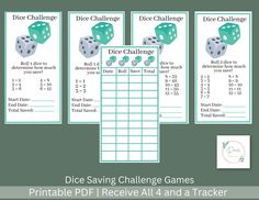 dice saving challenge game for kids to play