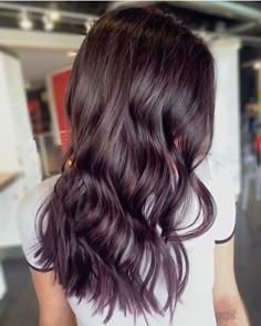 Cool Toned Plum Hair, Reddish Hair Color, Burgundy Hair Ideas, Red Burgundy Hair, Cool Hair Colors, Reddish Hair, Color Hair Styles, Hair Styles And Color