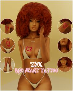 Sims Tattoo Cc, Sims 4 Tattoos For Women, 4 Piercings, Ts4 Lookbook, Sims 4 Tattoos, Sims 4 Piercings, Sims 4 Cas Mods, The Sims 4 Pc, Play Sims 4