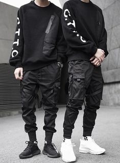 Hip Hop Cargo Pants, Streetwear Pants, Streetwear Mode, Crazy Outfits, Joggers Pants, Cyberpunk Style, Tactical Pants, Streetwear Men