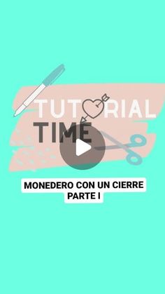 an image of a video with the words,'tuttirial time'in spanish and