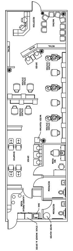 the floor plan for an office building