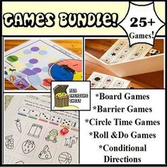 the game bundle includes games and activities for children to play with their own hands on