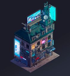 an image of a building that looks like it is in the game