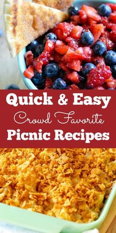 quick and easy crowd favorite picnic recipes