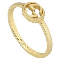 Gucci Interlocking G 18ct Yellow Gold Ring YBC679115001 The Interlocking G, an archival emblem dating back to the '60s appears as a subtle design detail on this 18k yellow gold ring. House symbols are reimagined throughout Gucci Aria in celebration of both the past and present. Width: 6.4mm. This item will arrive beautifully packaged in a unique Gucci presentation box. Gucci Yellow Gold Rings For Formal Occasions, Designer Polished Gold Rings, Designer Gold Ring With Polished Finish, Designer Gold Rings With Polished Finish, Gucci Rings With Polished Finish For Formal Occasions, Gucci Designer Rings In 14k Gold, Gucci 14k Gold Designer Rings, Gucci Fine Jewelry Yellow Gold Rings, Gucci Yellow Gold Fine Jewelry Rings