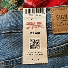 Signature Levi Strauss Jeans High Rise Kick Boot Size 12 Brand New Waist 16” Length 31” Levi Strauss Jeans, Cell Phone Holster, Soft Cooler, Size 12 Jeans, Walker Boots, Blush Makeup, Fit N Flare Dress, Key Card Holder, Levi Strauss