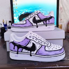 Wallpaper Nike, Nike Shoes Women Fashion, Custom Sneakers Diy, Pretty Sneakers, Custom Shoes Diy, Diy Sneakers, Nike Shoes Air Force, Nike Fashion Shoes, Nike Shoes Girls