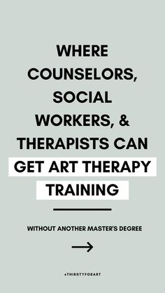 Check the blog post to see more details about each program & get their links.  • https://www.thirstyforart.com/blog/where-to-get-a-poster-masters-in-art-therapy Counseling Skills, Education Philosophy, Expressive Art Therapy, Doctoral Student, Mental Therapy, Therapy Music, School Social Workers, Feed Your Head, Play Therapy Techniques