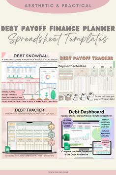 the best payoff finance planner spreadsheet templates for debt and cash management