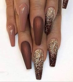 Stiletto Nails Designs, Fall Acrylic Nails, Super Nails, Coffin Nails Long, Trendy Nail Design, Nail Designs Glitter, Gel Nail Designs, Glitter Nail Art, Nails Toes