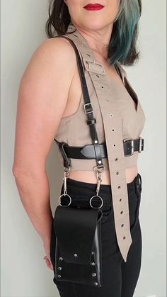 This Crossbody Bags item by CLARKEandBARBA has 16 favorites from Etsy shoppers. Ships from San Pedro, CA. Listed on May 3, 2024 Leather Products Ideas, Leather Harness Outfit, Body Harness Outfits, Harness Bag, Harness Outfit, Strap Harness, Harness Fashion, Harness Belt, Leather Product