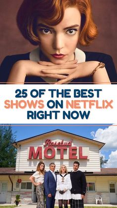 the movie poster for 25 of the best shows on netflix right now