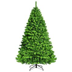 Do you need a realistic Christmas tree to bring home vividness? Fortunately, this green flocked artificial Christmas tree as charming as the real tree. Verdant leaves with green flocked design make tree flourishing in appearance. And thick leaves allow you to add extra ornaments for wonderful festival effect. 3 Hinged sections make it easier building up this tree in short time. Fluff the tree to create a denser look. Made of premium PVC, the tree needs no maintenance yet keeps brand new for next year reuse. And supported by metal stand, this upright full-bodied tree can keep stable all season long. All in all, this ideal Christmas tree spread strong festival vibe to different occasions, letting you have happy holiday time. Costway 7.5-ft Flocked Artificial Christmas Tree | CM23576 Realistic Christmas Trees, Snow Flock, Flocked Christmas Trees, Festival Celebration, Fir Tree, Artificial Tree, Christmas Tree Design, Green Christmas Tree, Metal Stand