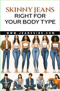 Find the perfect pair of skinny jeans that flatter your body type! 💙 From styling tips to fit hacks, discover how to rock your favorite denim with confidence. #JeansThatFit #DenimStyle #BodyPositiveFashion