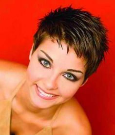 Black Pixie Haircut, Spiky Hair, Sassy Hair, Pixie Hair, Very Short Hair, Haircut And Color, Short Pixie Haircuts, Short Pixie Cut, Pixie Haircuts