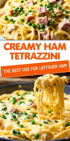 creamy ham tetrazzini is the best use for leftover ham