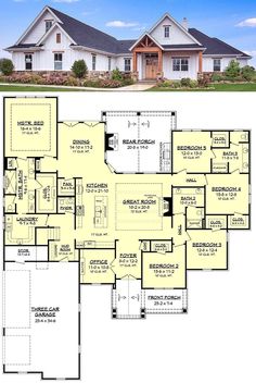 the floor plan for this house is very large and has lots of room to put in it