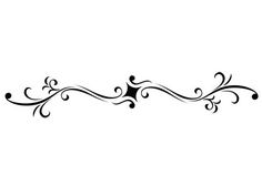 a black and white image of an ornate design