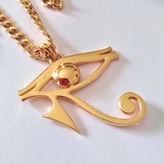 ★ Eye of Horus Pendant ★  Handcrafted Eye of Horus pendant/necklace for Men and Women. * Materials/Finishes ➤ Silver 925 ➤ 24K Gold Plated over Silver 925 ➤ 14K Rose Gold Plated over Silver 925 * Dimensions ➤ ~ 2.8 x 3.5 x 0.4 cm (~ 1.1 x 1.4 x 0.2 inches)/Bail: Suitable for up to 4.5 mm (~ 0.18 inches) Chain * Weight: ~ 10 grams (in Silver 925) ----------------------------------------------------------------------------- IMPORTANT NOTES: --------------------------------------------------------- Horus Necklace, Necklace Women Gold, Eye Of Horus Necklace, Egyptian Necklace, Egyptian Jewelry, Eye Of Horus, Precious Jewels, Rose Gold Chain, Gold Eyes